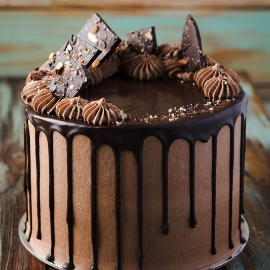 Gluten-Free Vegan Chocolate Tower Cake