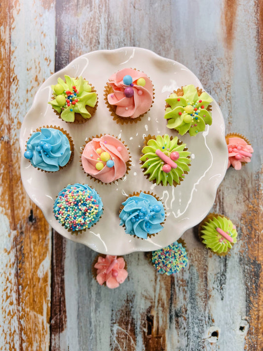 Gluten & Dairy-Free Luxe Mini Vanilla Cupcakes - Box of 24 **PICK UP ONLY**