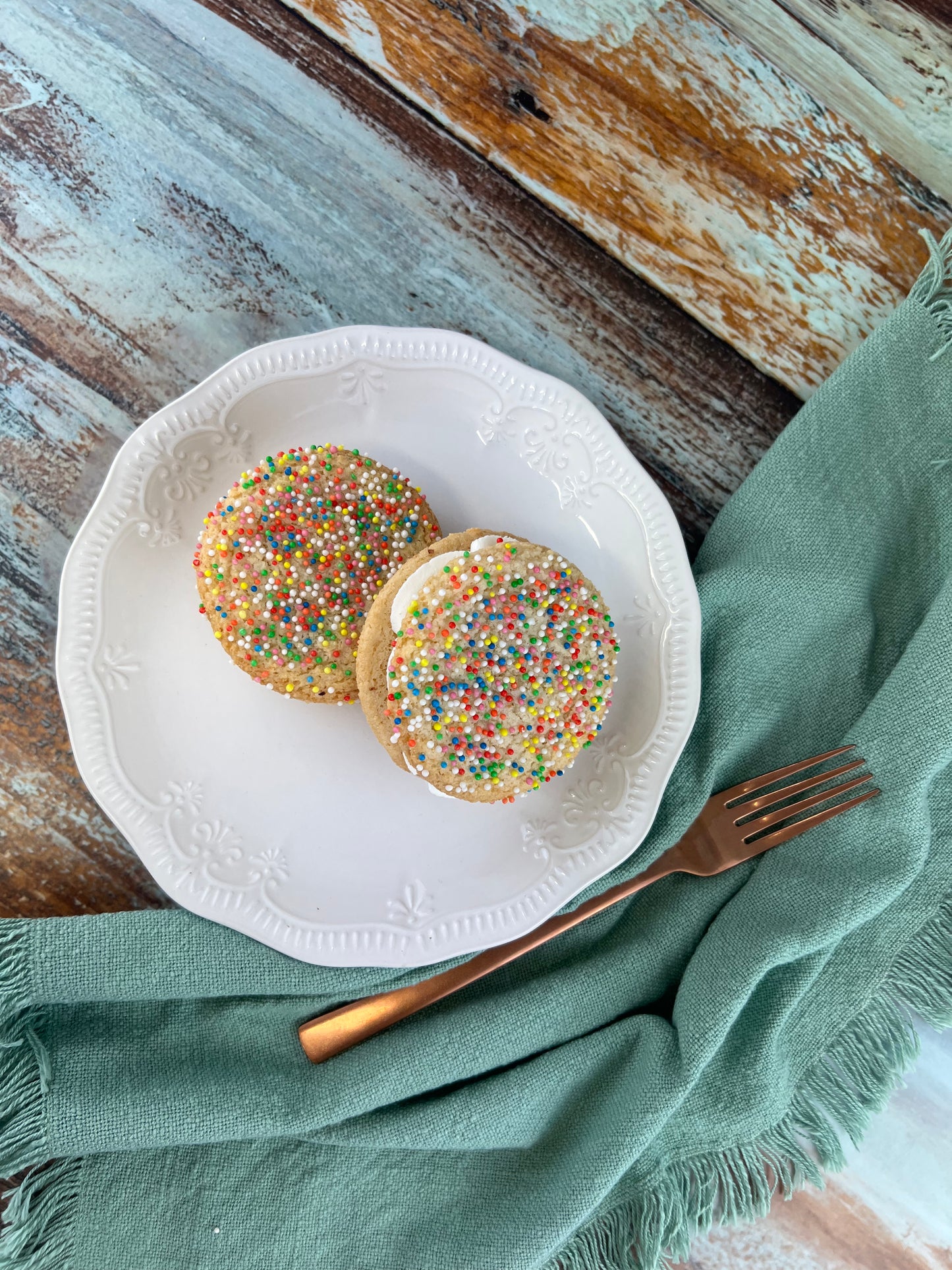 GF Vegan Sprinkle Cookies Box of 12
