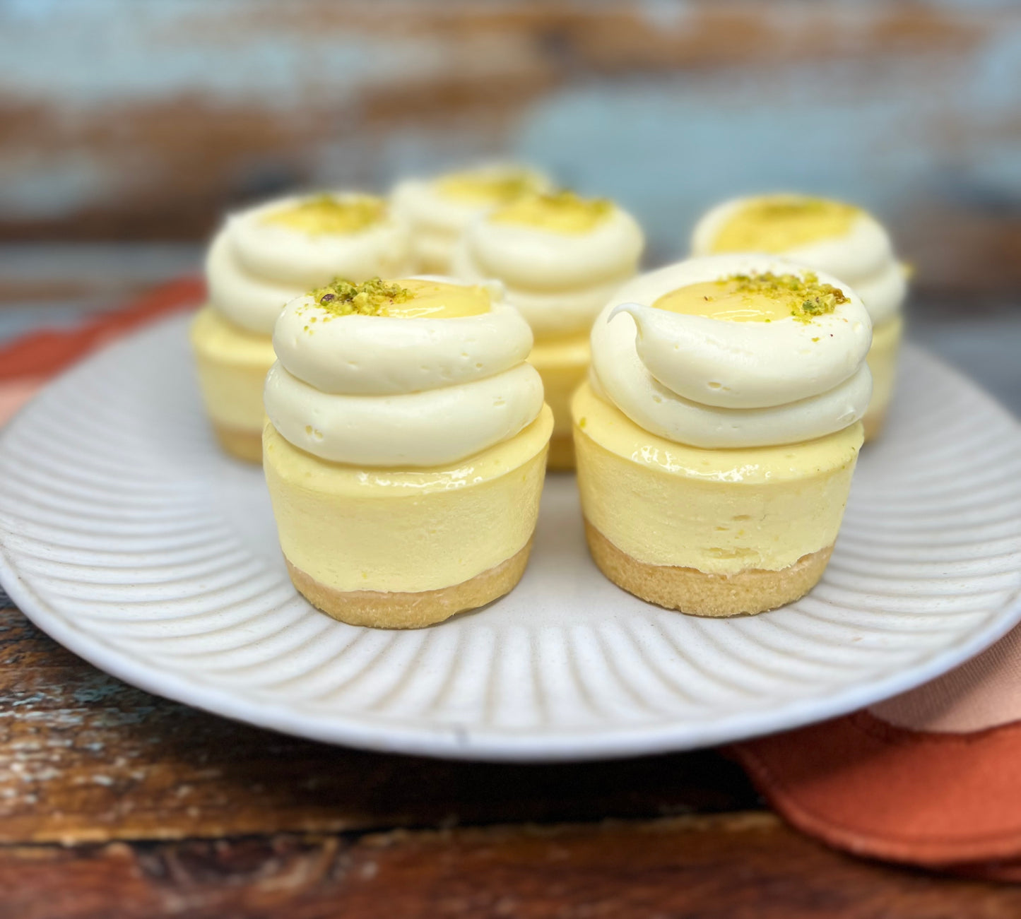 Gluten-Free Baked Lemon Cheesecakes - Box of 12