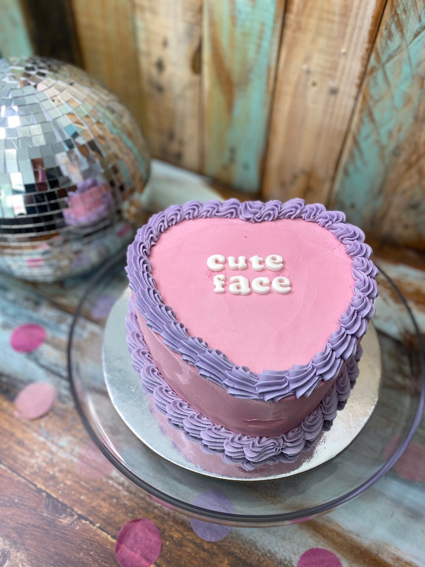 Gluten & Dairy-Free Heart Shaped Cake - A Sweet Gesture