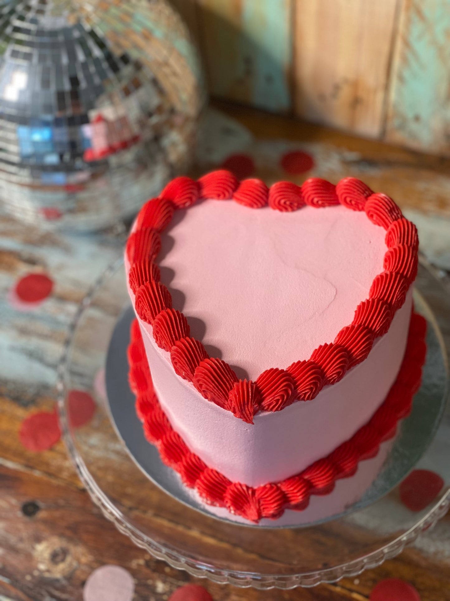 Gluten & Dairy-Free Heart Shaped Cake - A Sweet Gesture
