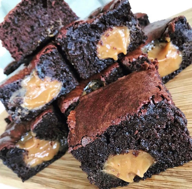 Gluten-Free Dulce De Leche Brownie - Chocolatey Caramel Indulgence