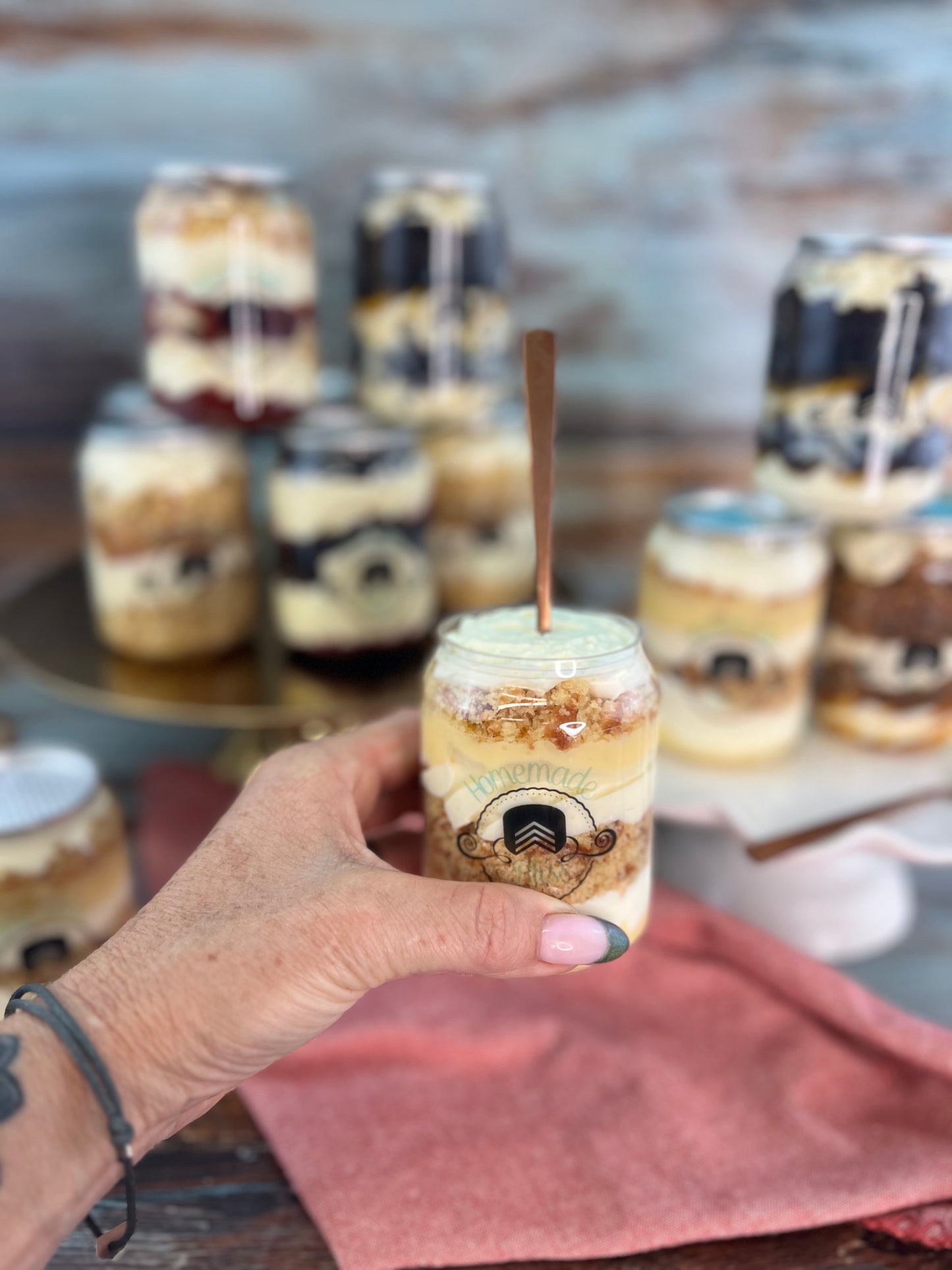 Gluten-Free Butterscotch Bomb Cake Can