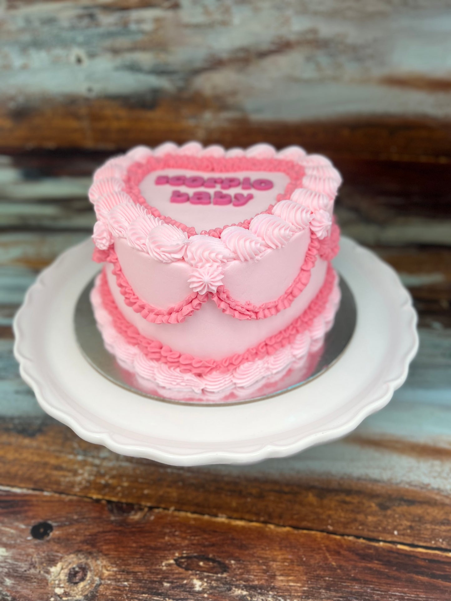 Gluten & Dairy-Free Heart Shaped Cake - A Sweet Gesture
