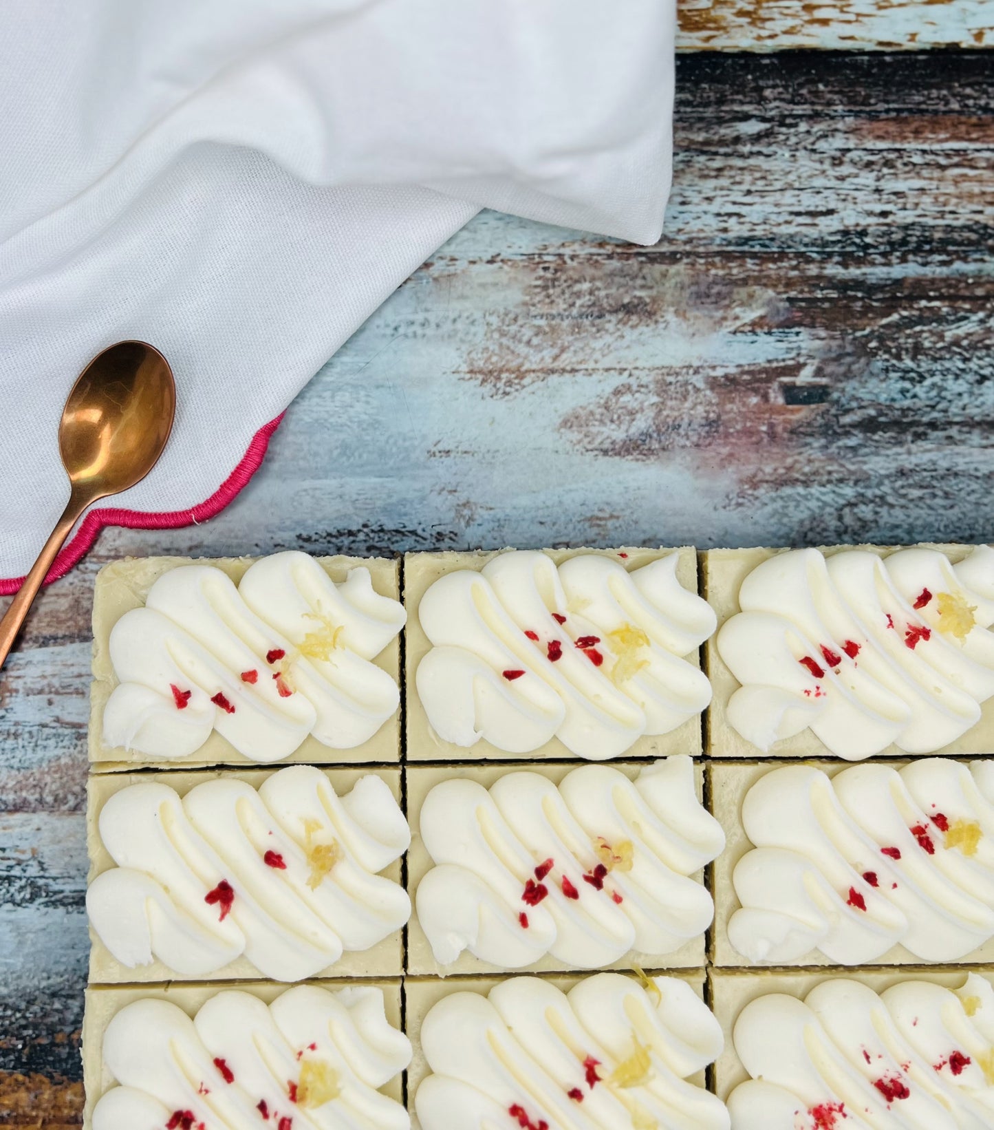 Gluten-Free Vegan Lemon Coconut Slice - Box of 12