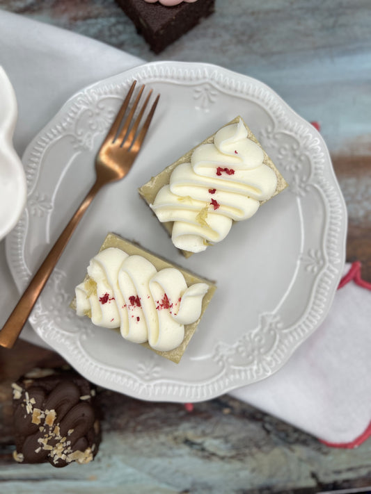 Gluten-Free Vegan Lemon Coconut Slice - Box of 12