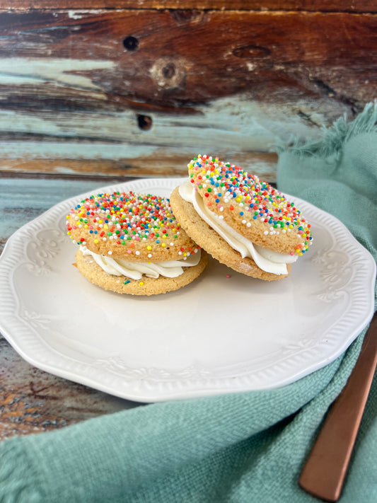 GF Vegan Sprinkle Cookies Box of 12