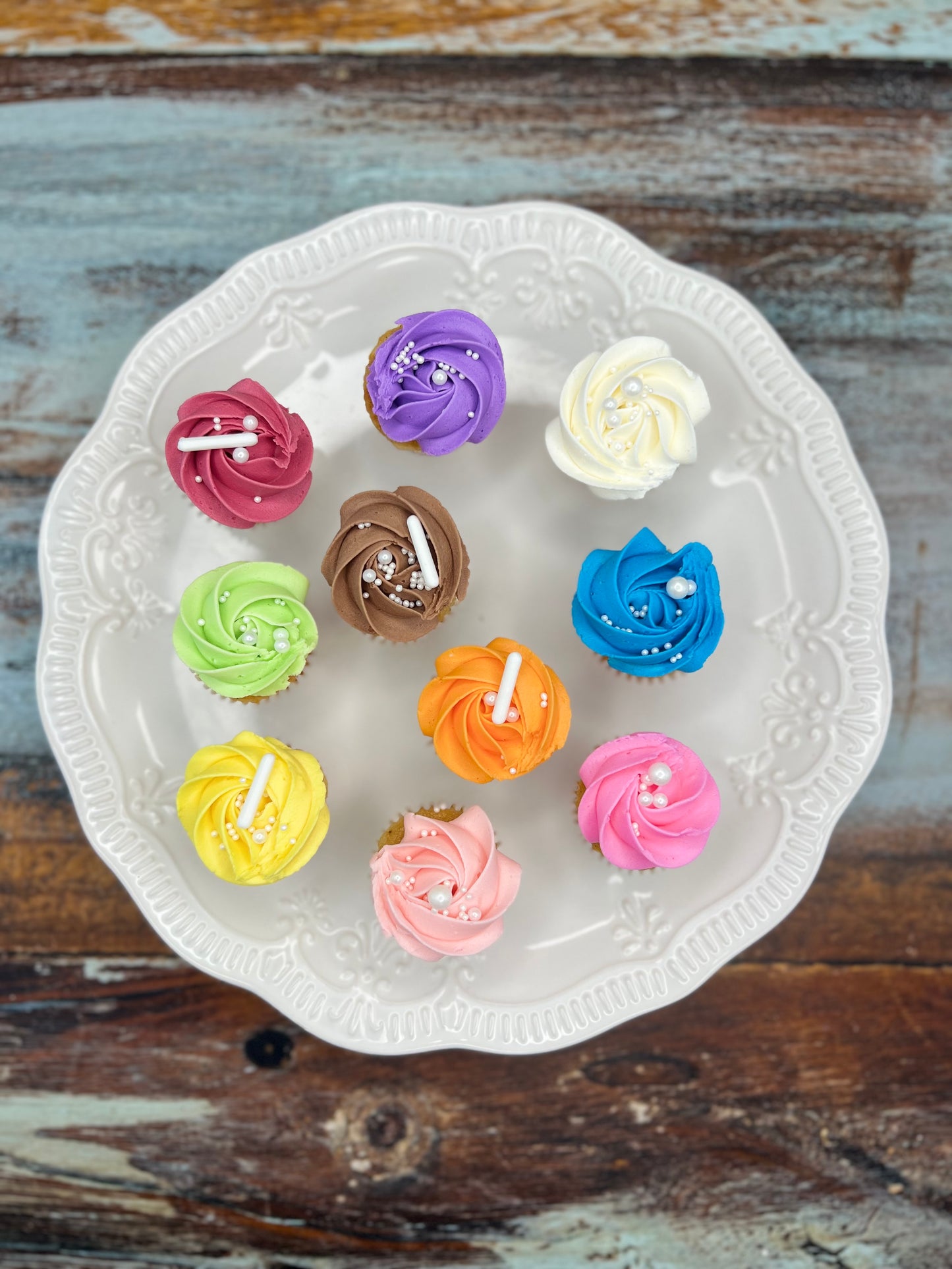 Gluten & Dairy-Free Luxe Mini Vanilla Cupcakes - Box of 24 **PICK UP ONLY**