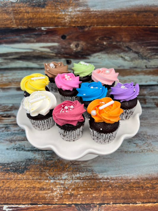 Gluten & Dairy-Free Luxe Mini Vanilla Cupcakes - Box of 24 **PICK UP ONLY**