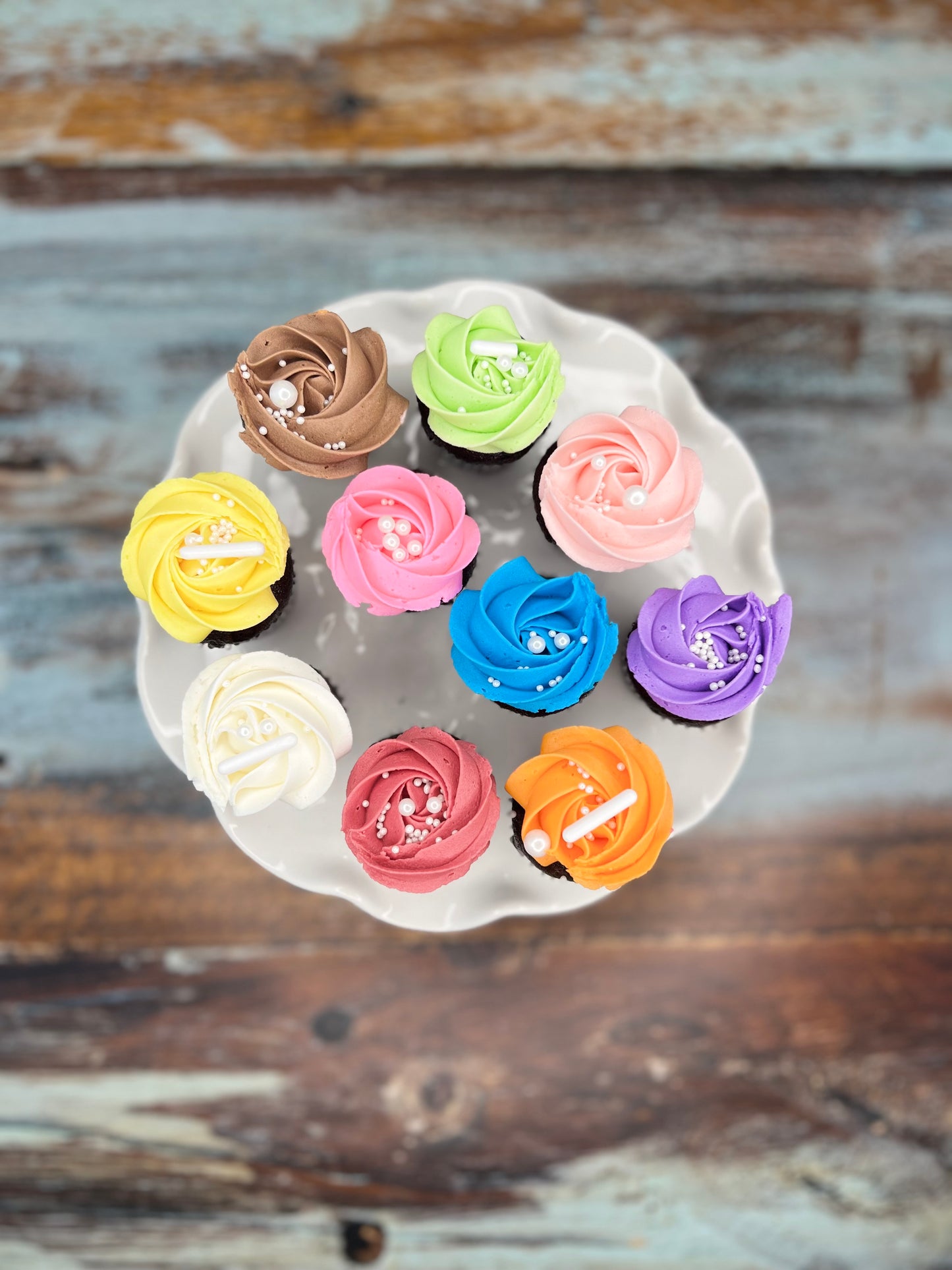 Gluten & Dairy-Free Luxe Mini Vanilla Cupcakes - Box of 24 **PICK UP ONLY**