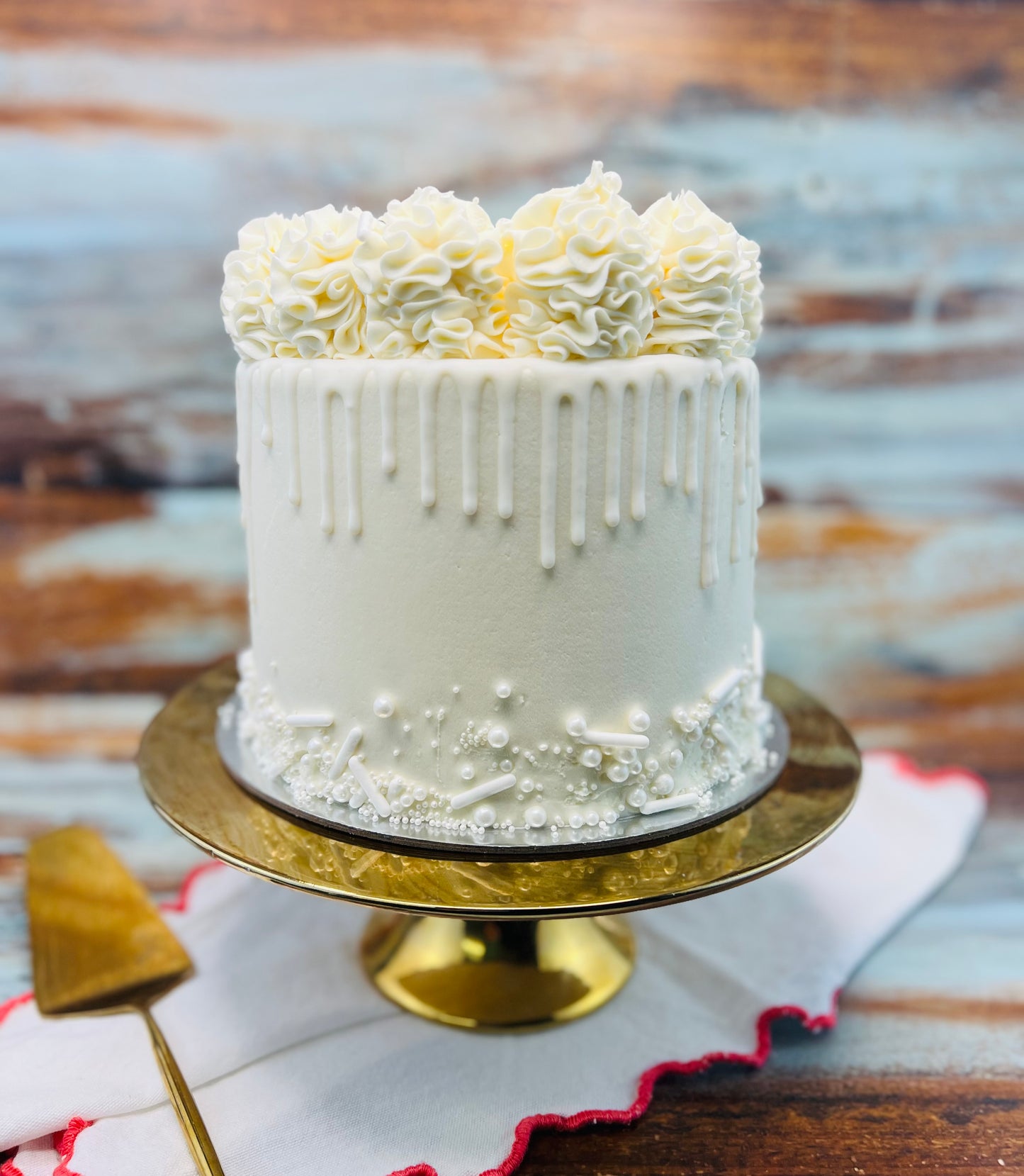 Gluten & Dairy-Free Luxe Vanilla Tower Cake
