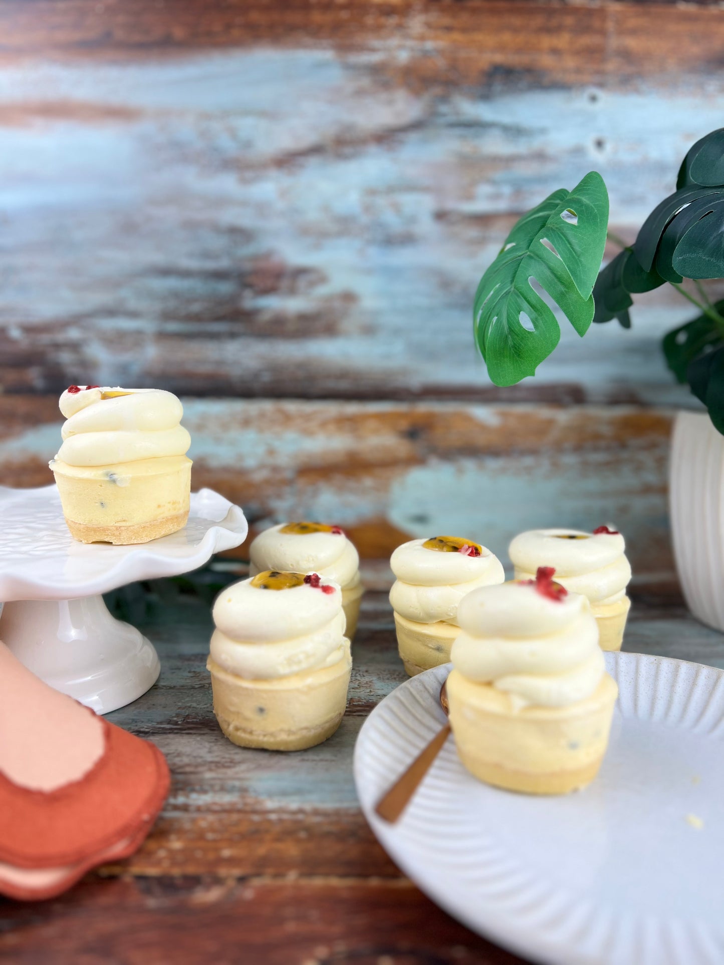 Gluten-Free Passionfruit Cheesecakes - Box of 12