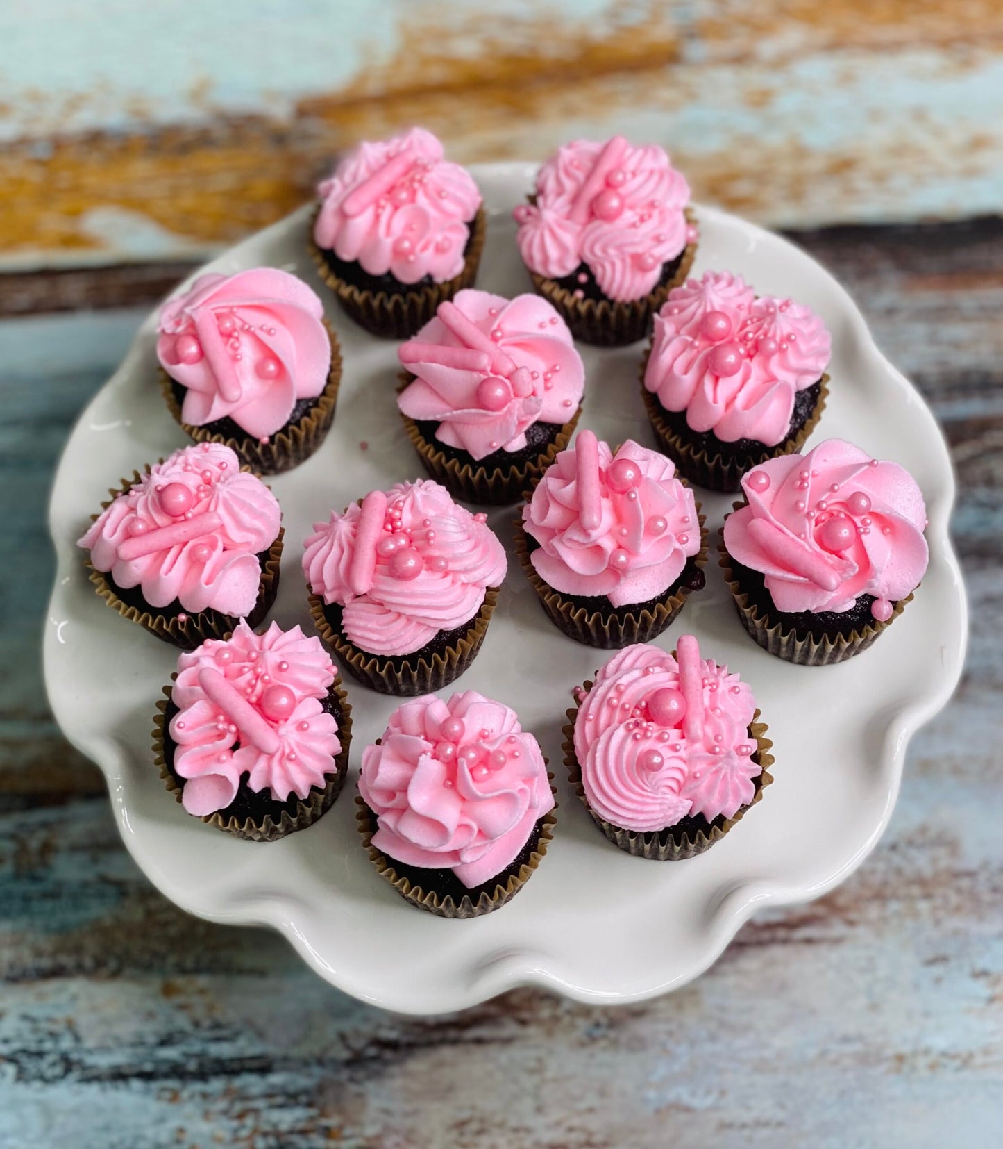 Gluten & Dairy-Free Luxe Mini Chocolate Cupcakes - Box of 24